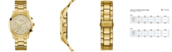 GUESS Gold-Tone Stainless Steel Bracelet Watch 40mm